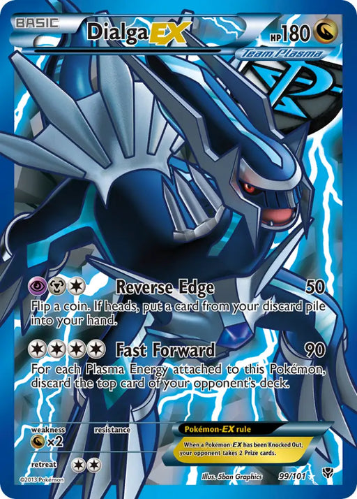 Dialga EX (99/101) [Black & White: Plasma Blast] - Pokemon Single
