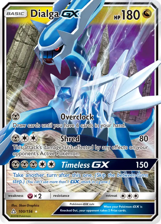 Dialga GX (100/156) [Sun & Moon: Ultra Prism] - Pokemon Single