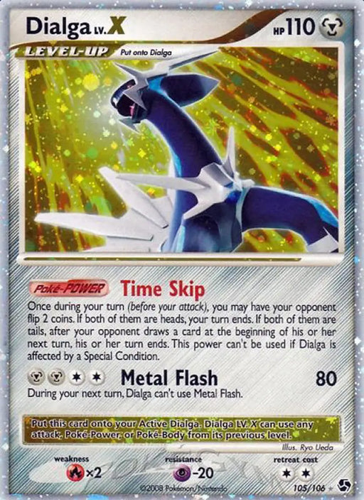 Dialga LV.X (105/106) [Diamond & Pearl: Great Encounters] - Pokemon Single