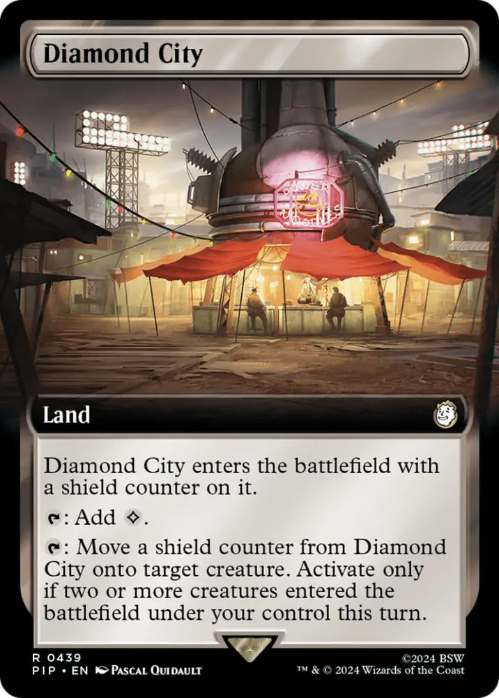 Diamond City (Extended Art) [Fallout] - MTG Single