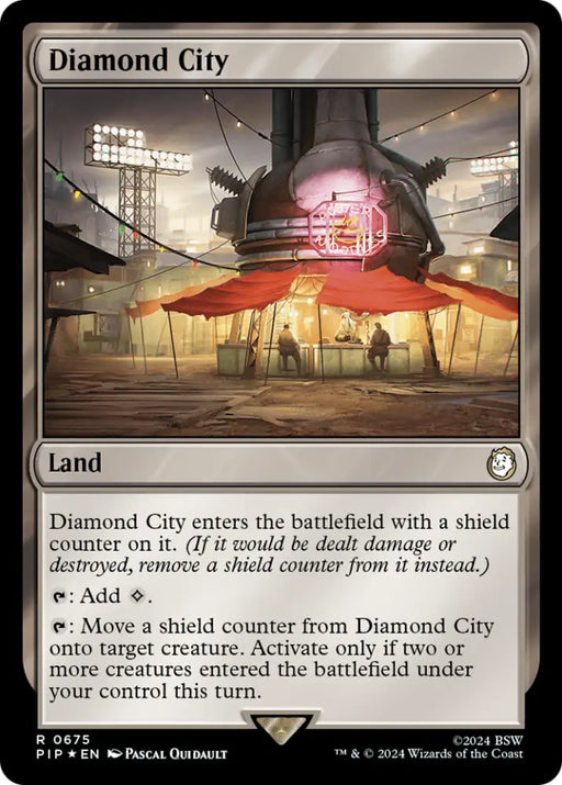 Diamond City (Surge Foil) [Fallout] - MTG Single