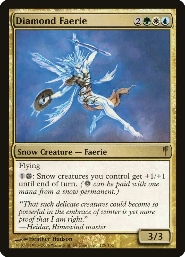 Diamond Faerie [Coldsnap] - MTG Single