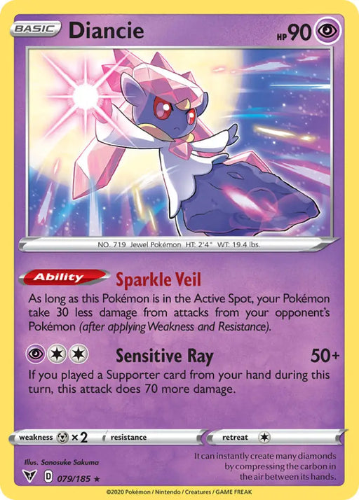 Diancie (079/185) [Sword & Shield: Vivid Voltage] - Pokemon Single