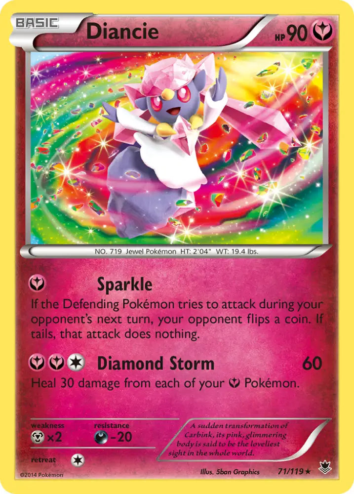 Diancie (71/119) [XY: Phantom Forces] - Pokemon Single