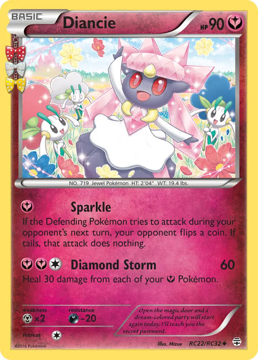 Diancie (RC22/RC32) [XY: Generations] - Pokemon Single