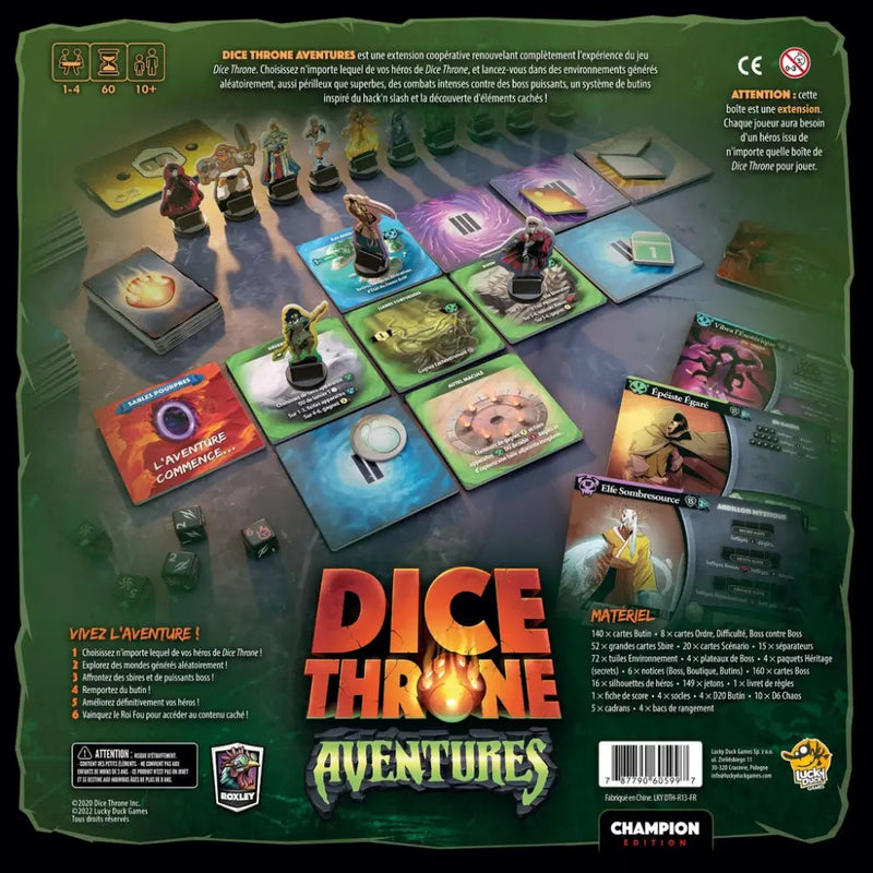 Dice Throne Adventures (FR) - Board Games
