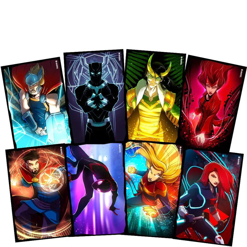 Dice Throne: Card Sleeves Marvel (8 Heroes) - Accessoire