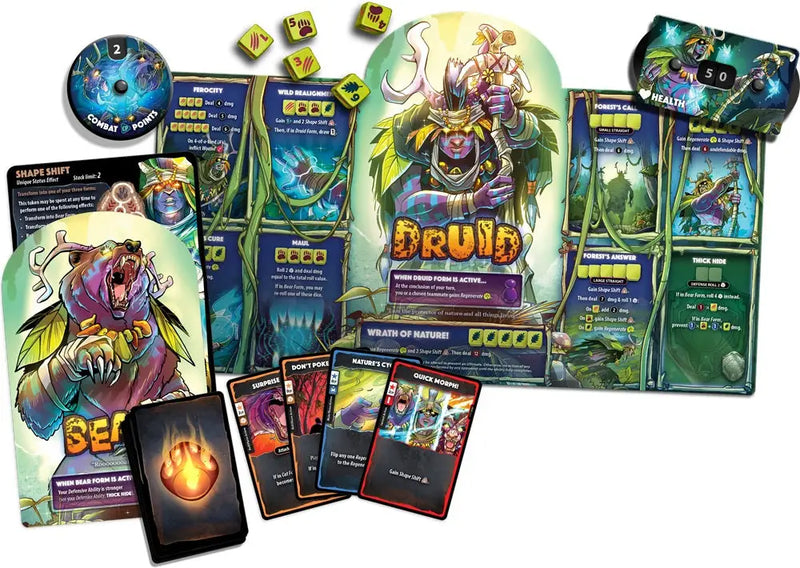 Dice Throne: Druid Hero Pack (EN) (ETA August) - Board Games
