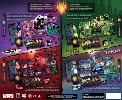 Dice Throne Marvel 4-Hero Box (EN) - Board Games