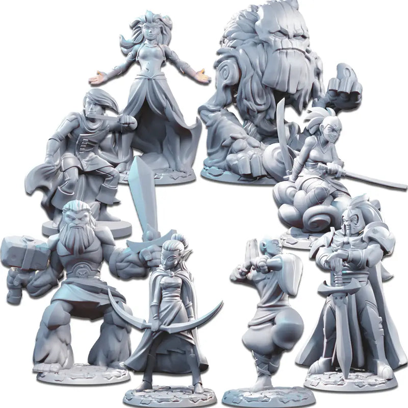 Dice Throne: Miniatures - Season One Unpainted - Board Games