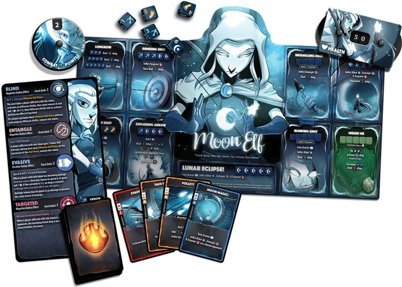 Dice Throne: Moon Elf Hero Pack (EN) - Board Games