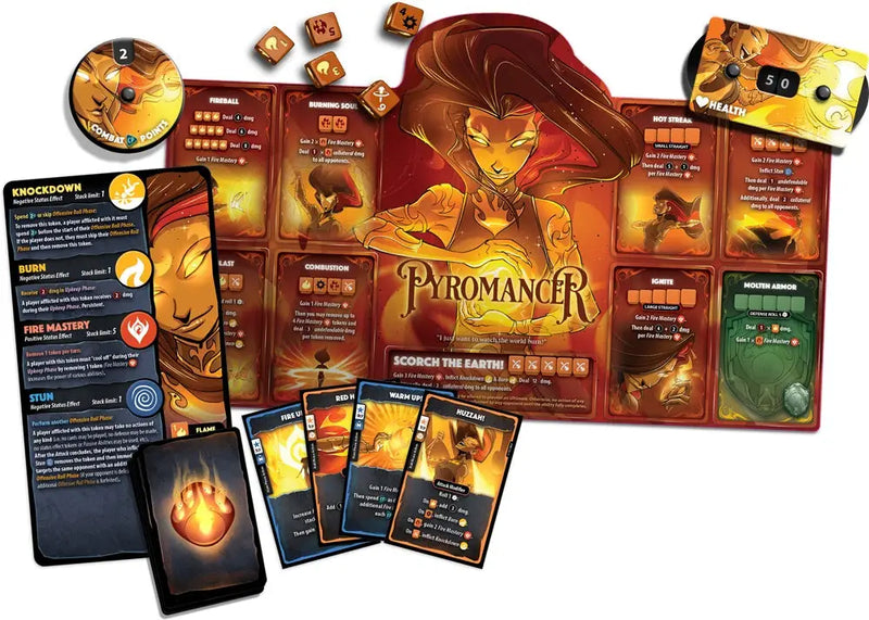 Dice Throne: Pyromancer Hero Pack (EN) - Board Games