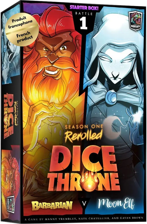 Dice Throne Sais. 1 - Barbare contre Elfe Lunaire (FR) - Board Games