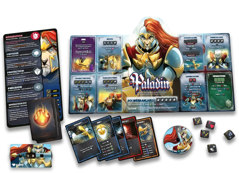 Dice Throne Sais. 1 - Moine contre Paladin (FR) - Board Games