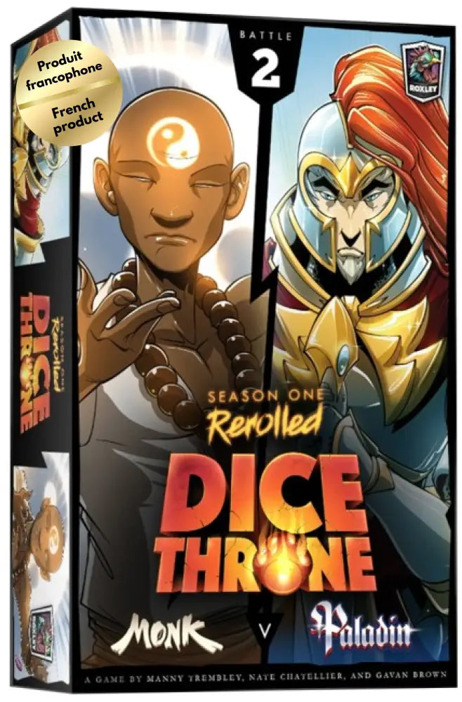 Dice Throne Sais. 1 - Moine contre Paladin (FR) - Board Games