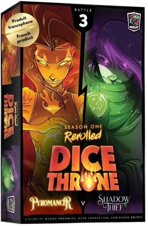 Dice Throne Sais. 1 - Pyromancien contre Voleur de l’Ombre (FR) - Board Games