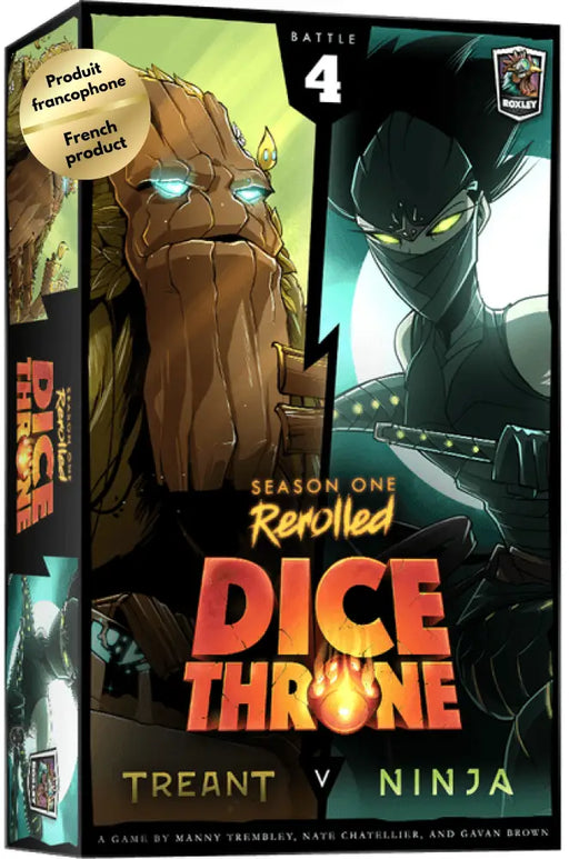 Dice Throne Sais. 1 - Treant contre Ninja (FR) - Board Games