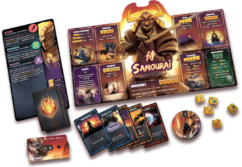 Dice Throne Sais. 2 - As de la Gâchette vs. Samouraï (FR) - Board Games