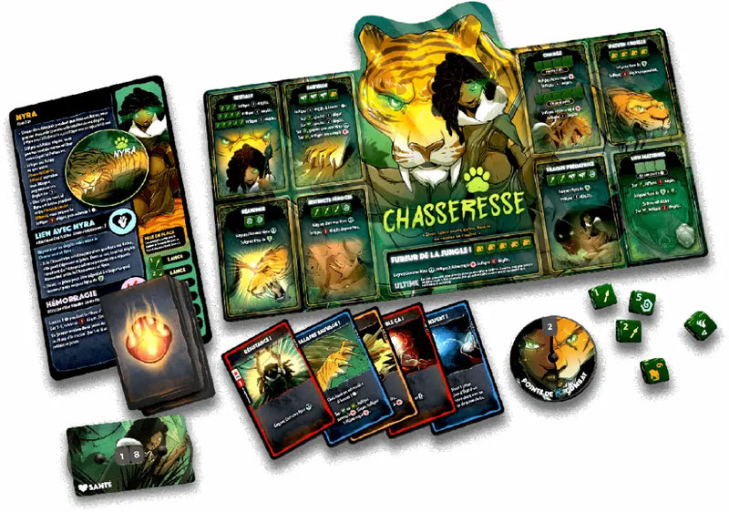 Dice Throne Sais. 2 - Tacticien vs. Chasseresse (FR) - Board Games