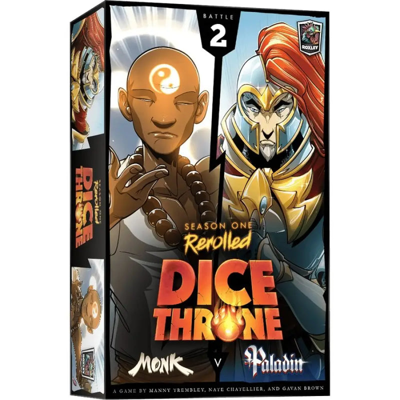 Dice Throne seas.1 battle 2- Monk/Paladin (EN) - Board Games