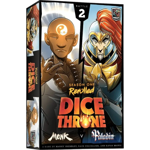 Dice Throne seas.1 battle 2- Monk/Paladin (EN) - Board Games