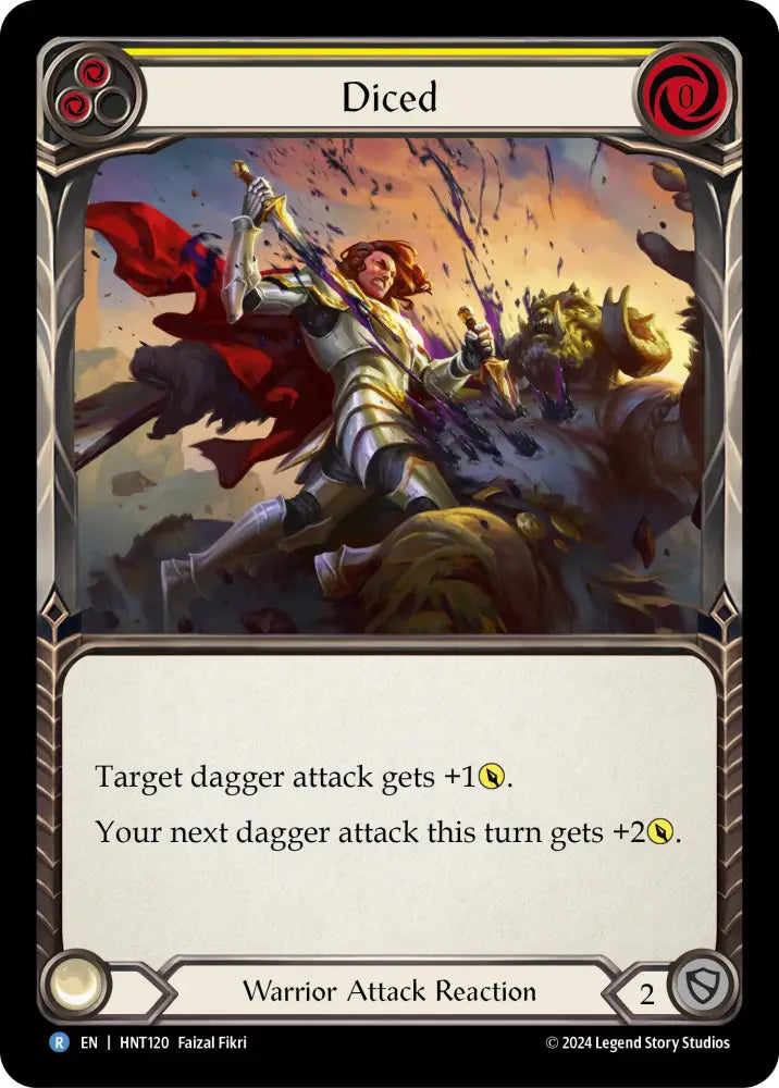 Diced (Yellow) [The Hunted] - Flesh And Blood Single