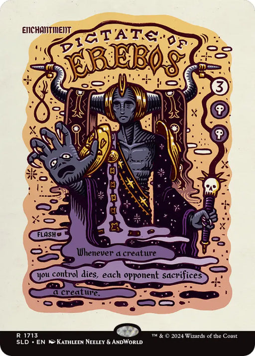 Dictate of Erebos (Rainbow Foil) [Secret Lair Drop Series] - MTG Single