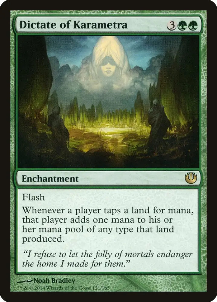 Dictate of Karametra [Journey into Nyx] - MTG Single