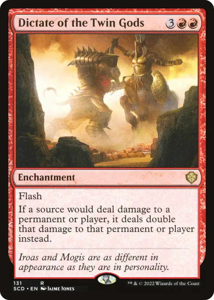 Dictate of the Twin Gods [Starter Commander Decks] - MTG Single