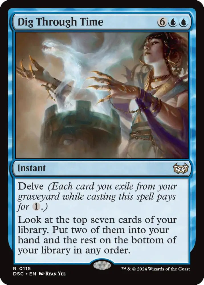Dig Through Time [Duskmourn: House of Horror Commander] - MTG Single