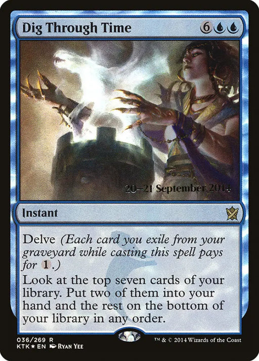 Dig Through Time [Khans of Tarkir Prerelease Promos] - MTG Single