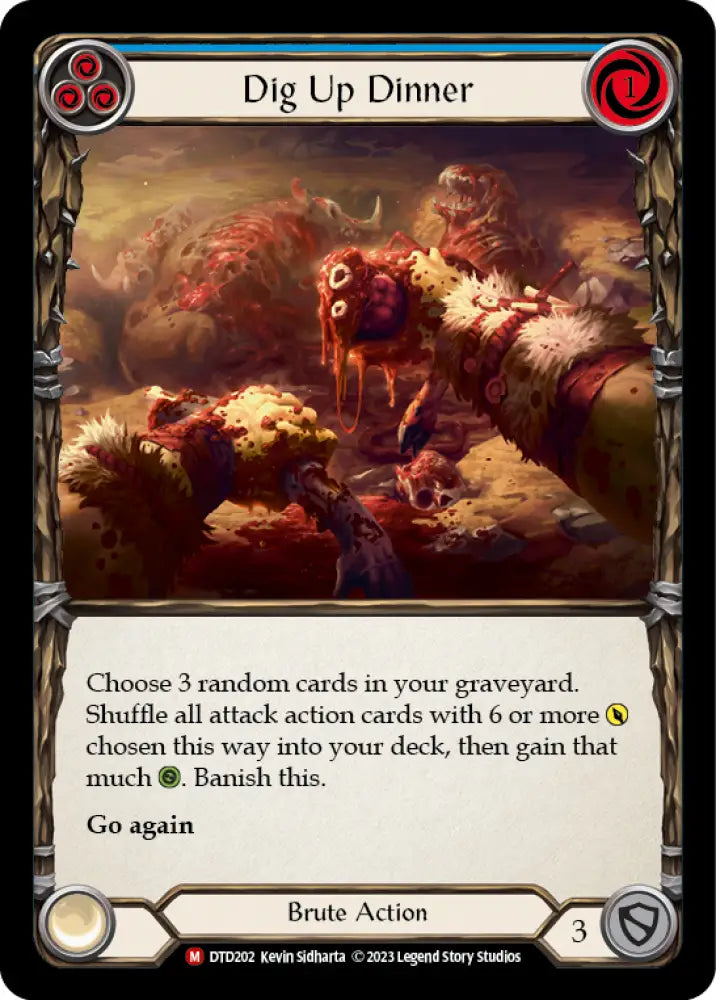 Dig Up Dinner [Dusk Till Dawn] Rainbow Foil - Flesh And Blood Single