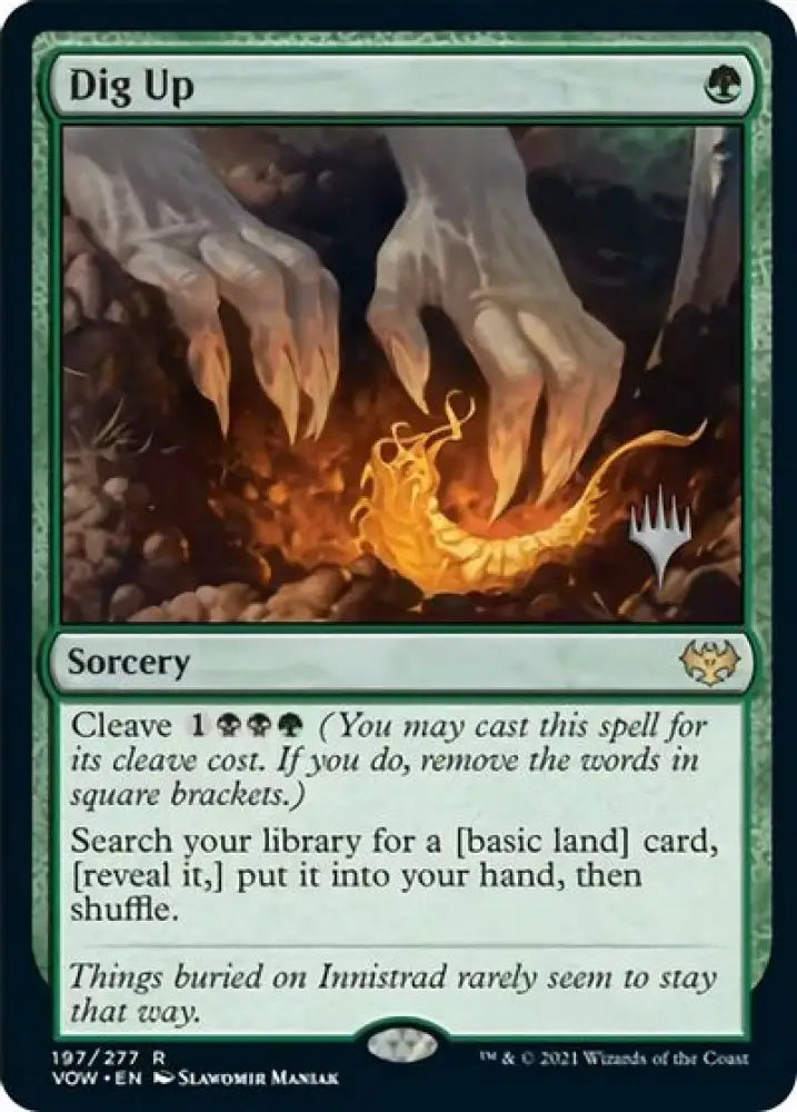 Dig Up (Promo Pack) [Innistrad: Crimson Vow Promos] - MTG Single