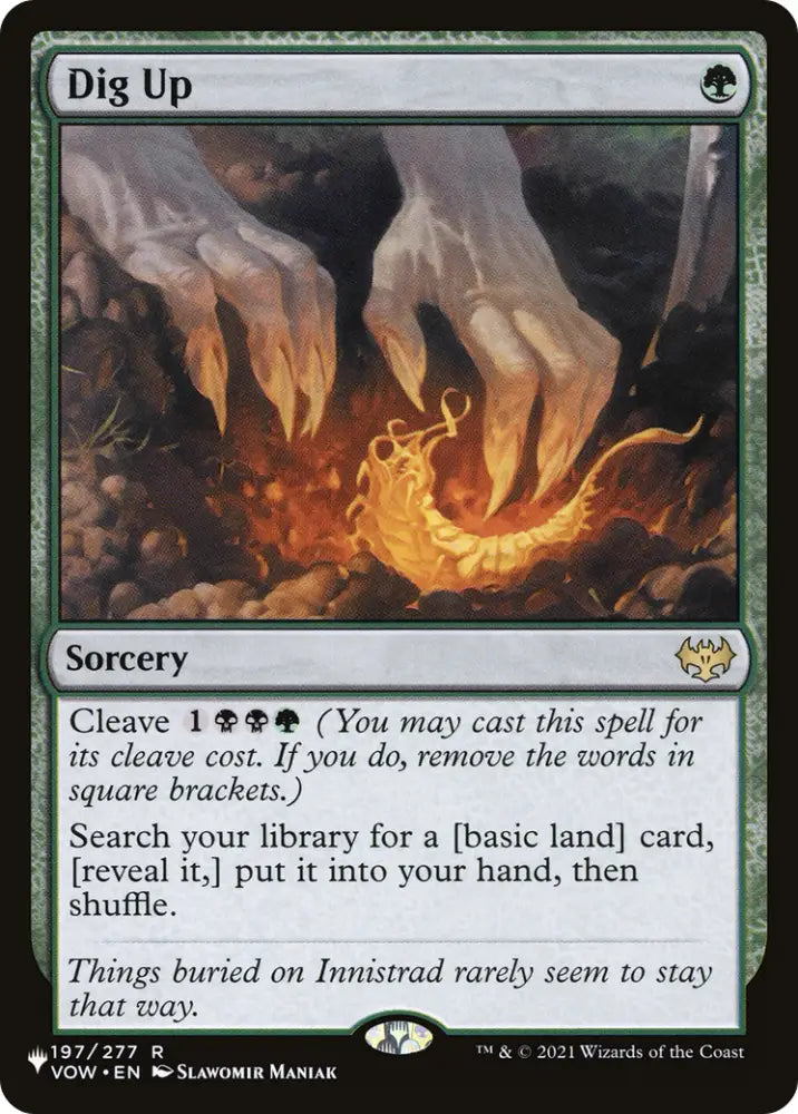 Dig Up [The List] - MTG Single