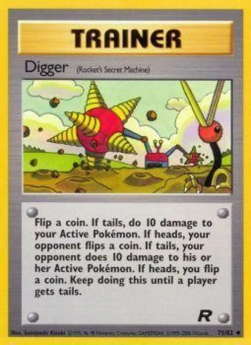Digger (75/82) [Team Rocket Unlimited] - Pokemon Single