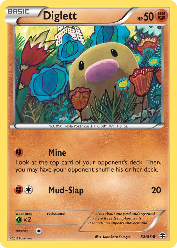 Diglett (38/83) [XY: Generations] - Pokemon Single