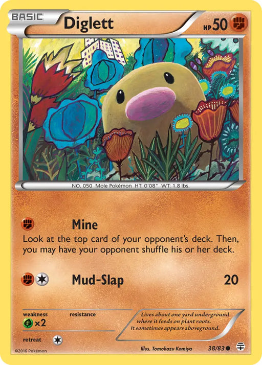 Diglett (38/83) [XY: Generations] - Pokemon Single