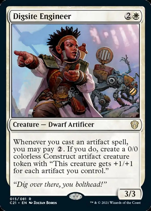 Digsite Engineer [Commander 2021] - MTG Single