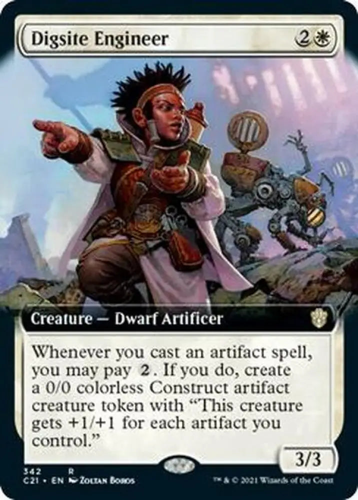 Digsite Engineer (Extended Art) [Commander 2021] - MTG Single