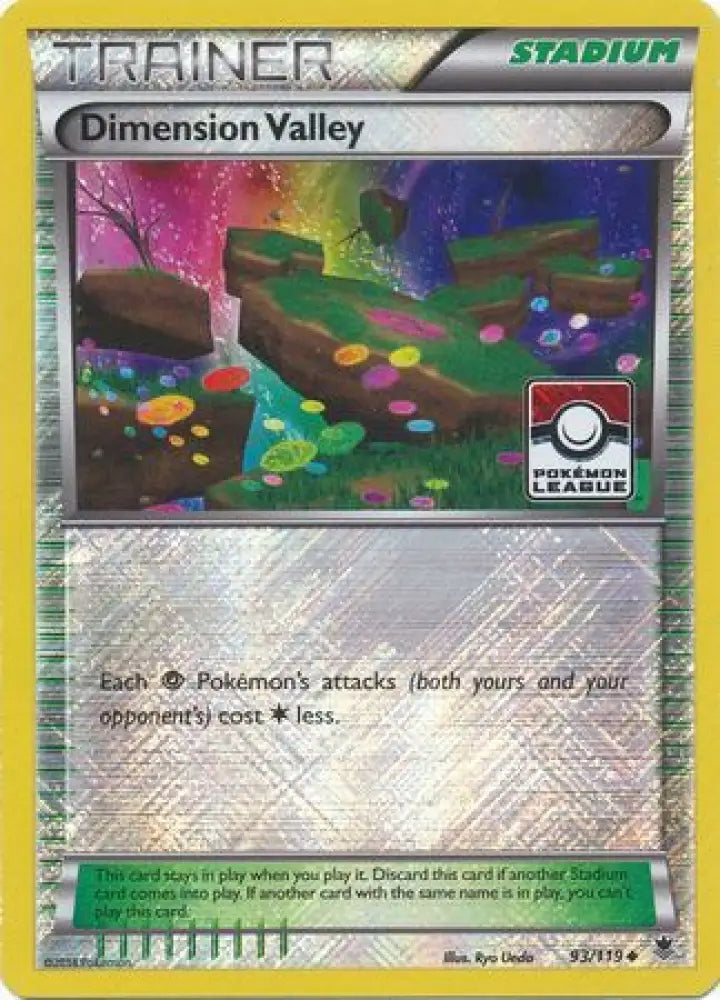 Dimension Valley (93/119) (League Promo) [XY: Phantom Forces] - Pokemon Single
