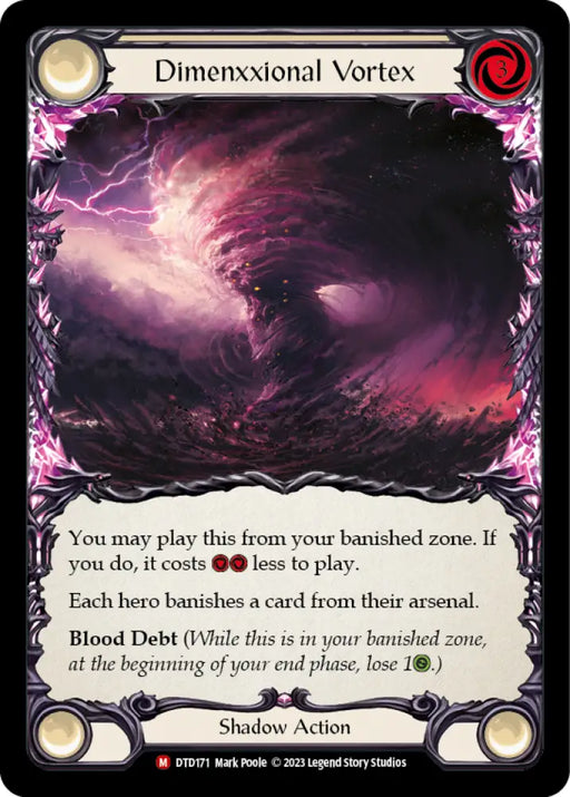 Dimenxxional Vortex [Dusk Till Dawn] - Flesh And Blood Single