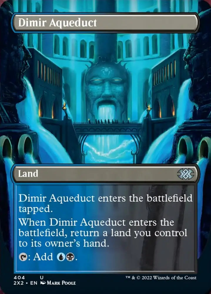 Dimir Aqueduct (Borderless Alternate Art) [Double Masters 2022] - MTG Single