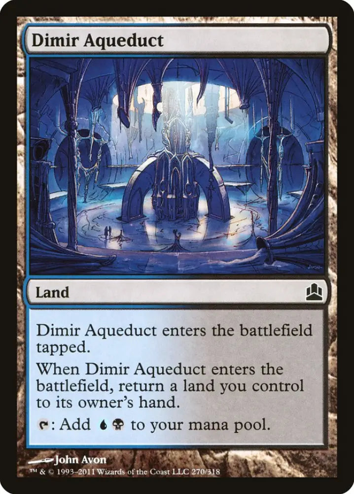 Dimir Aqueduct [Commander 2011] - MTG Single