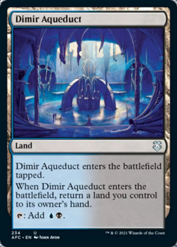 Dimir Aqueduct [Dungeons & Dragons: Adventures in the Forgotten Realms Commander] - MTG Single