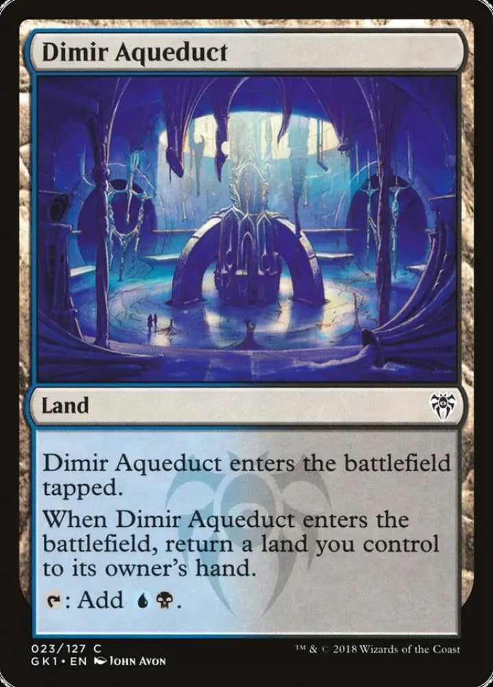 Dimir Aqueduct [Guilds of Ravnica Guild Kit] - MTG Single
