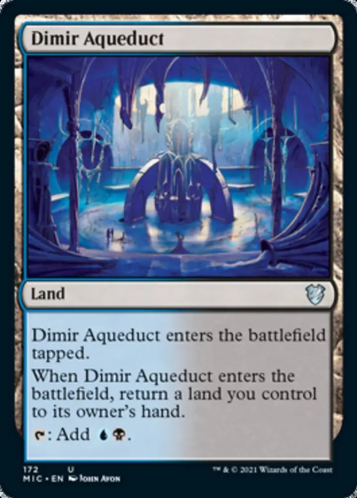 Dimir Aqueduct [Innistrad: Midnight Hunt Commander] - MTG Single