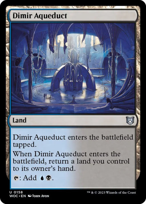 Dimir Aqueduct [Wilds of Eldraine Commander] - MTG Single