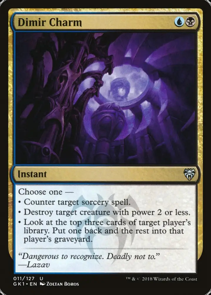 Dimir Charm [Guilds of Ravnica Guild Kit] - MTG Single