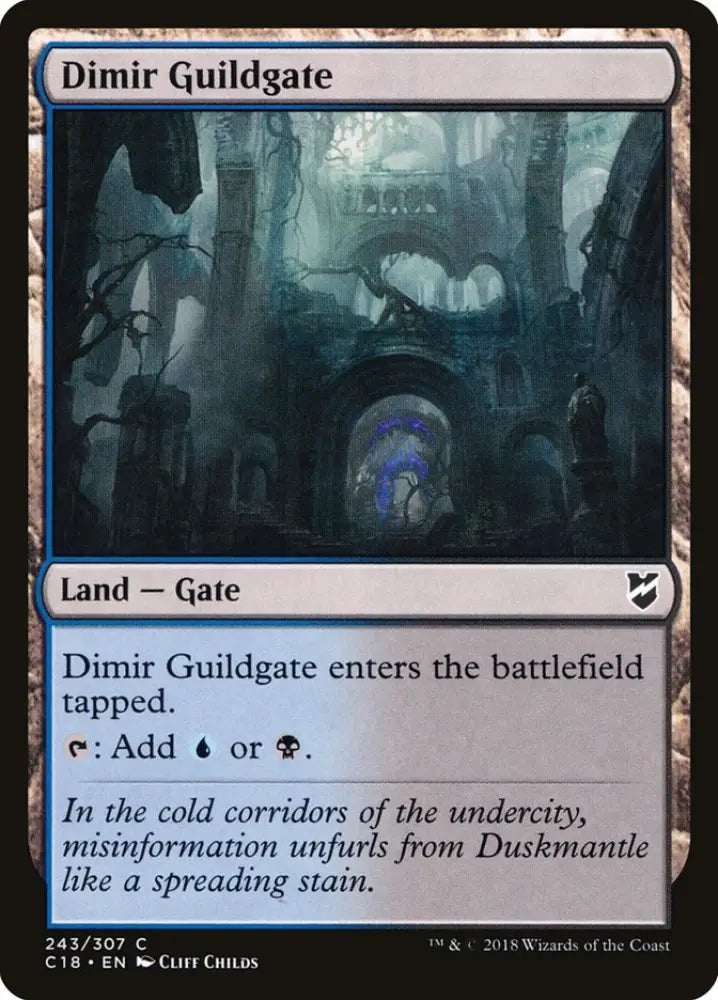 Dimir Guildgate [Commander 2018] - MTG Single
