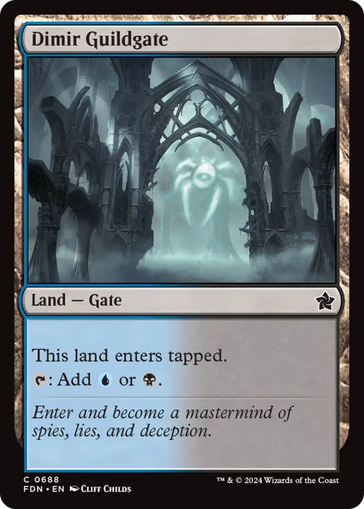 Dimir Guildgate [Foundations] - MTG Single